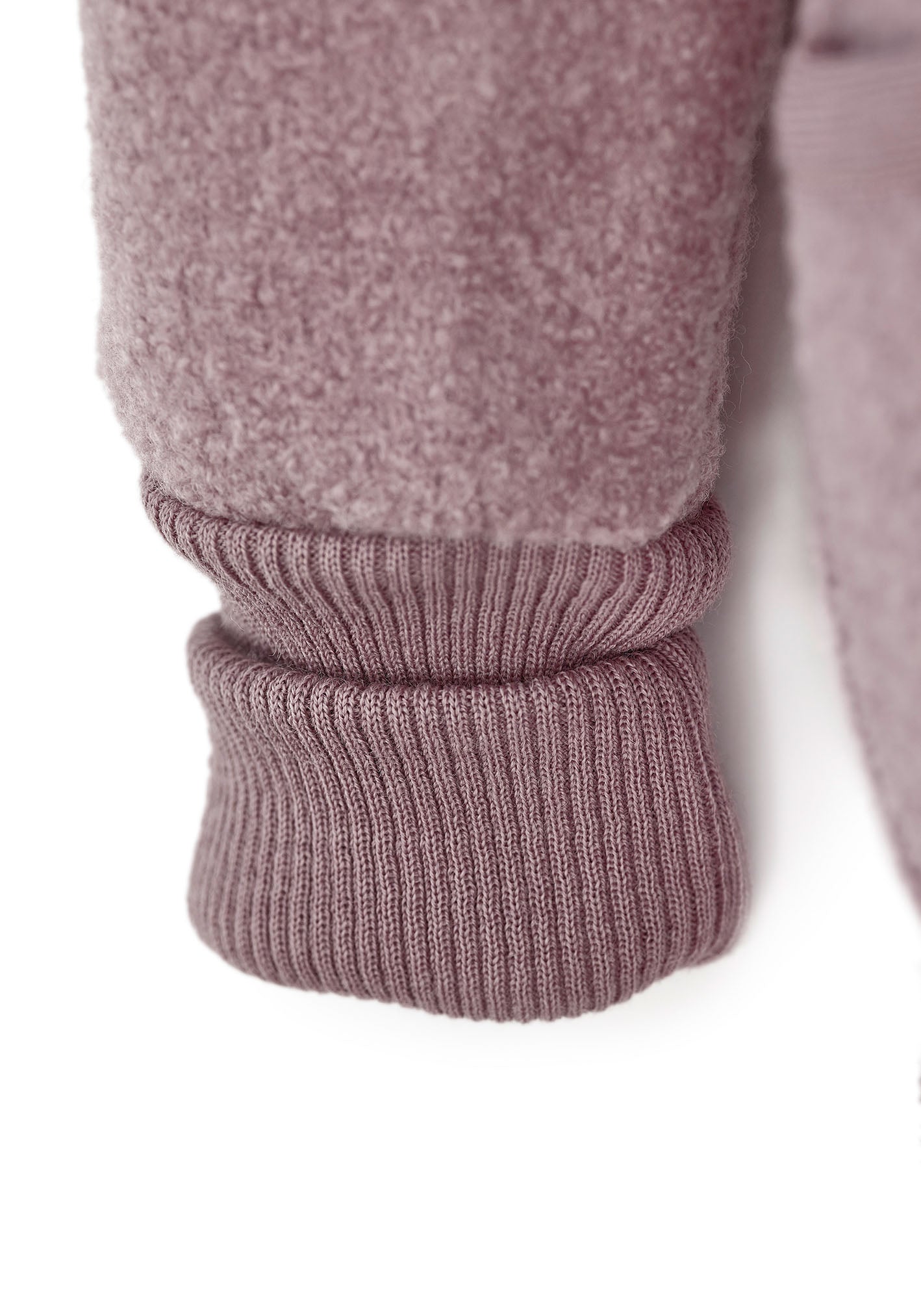 Fleece jacket with zipper