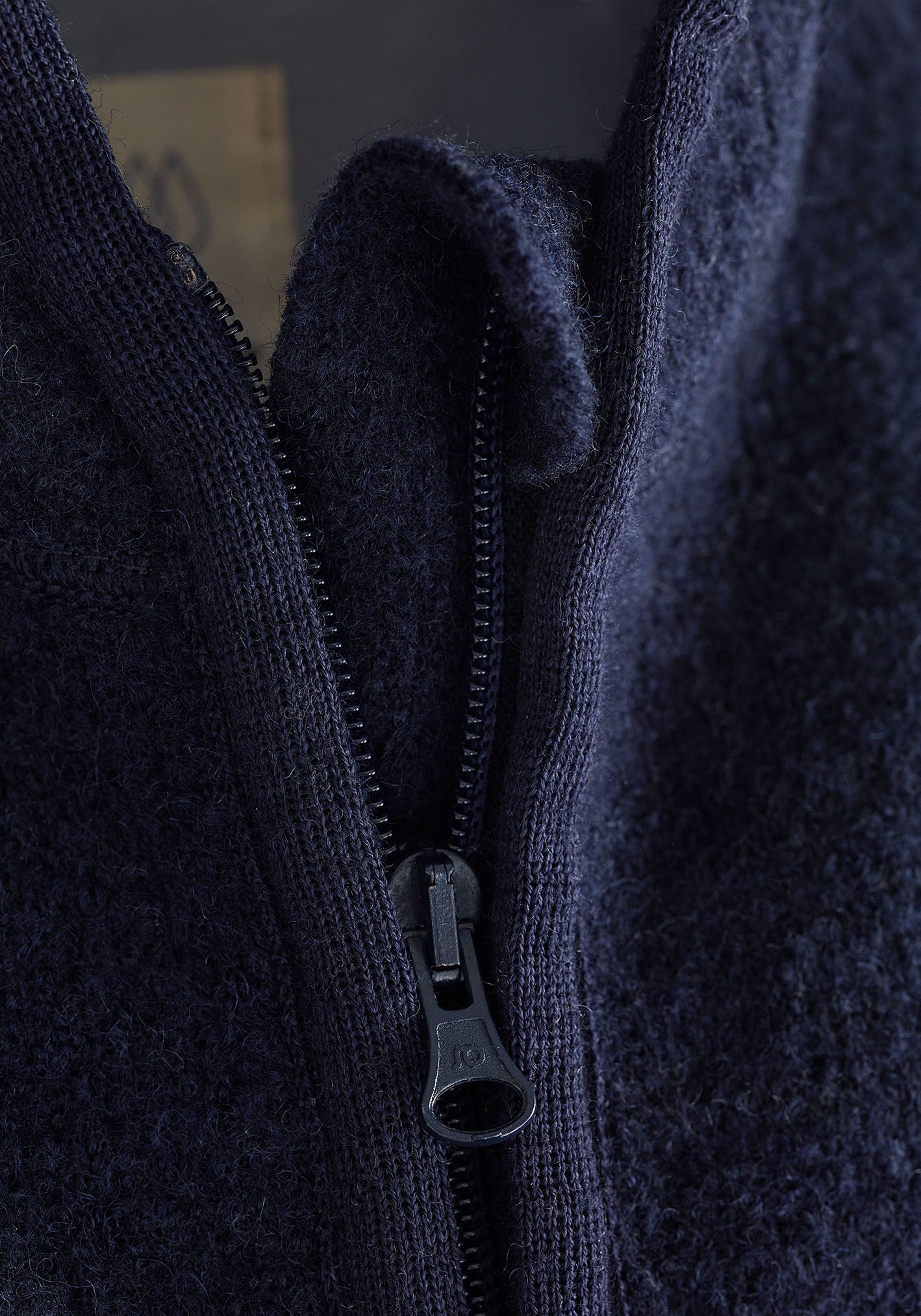 Fleece jacket with zipper