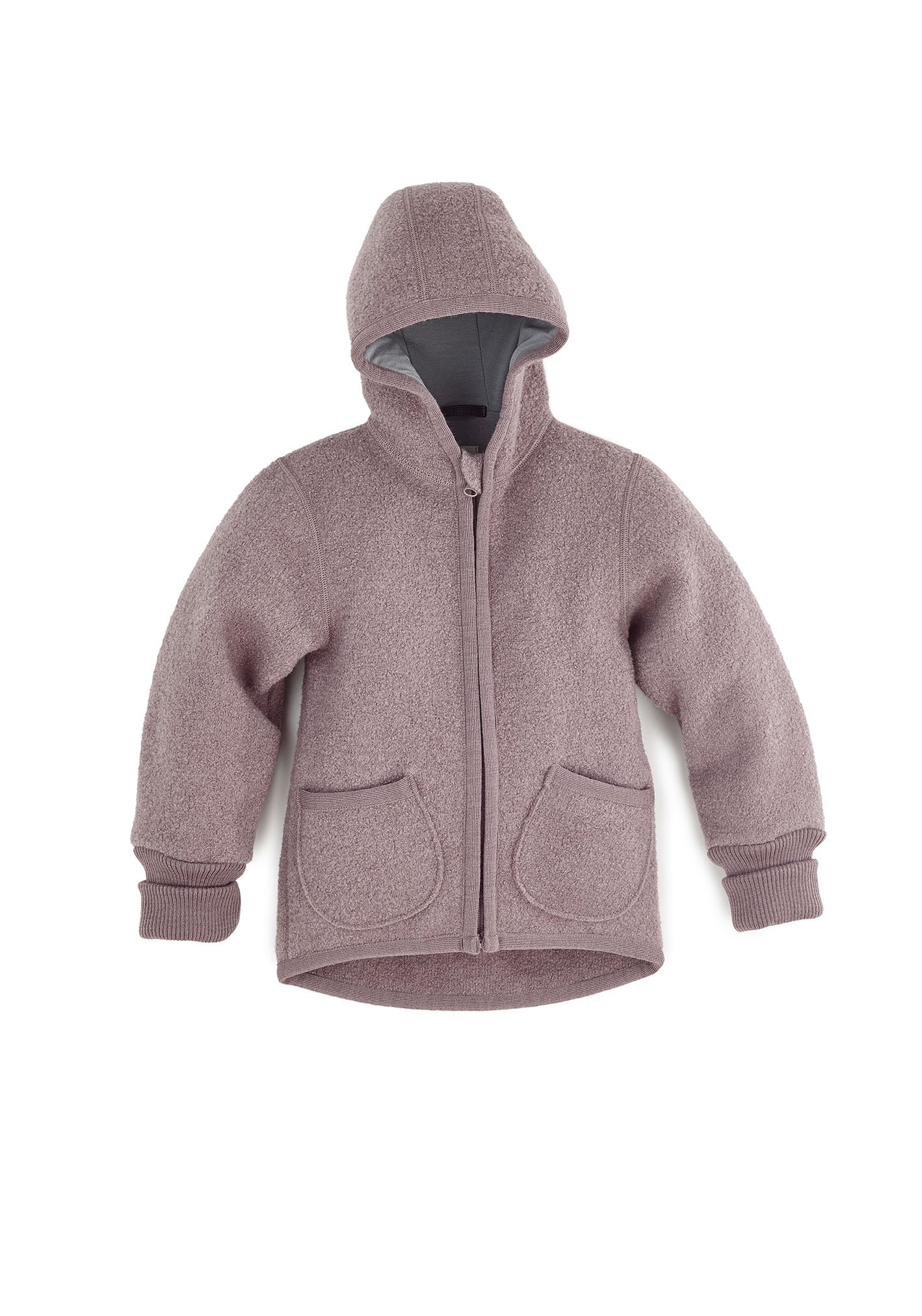 Fleece jacket with zipper