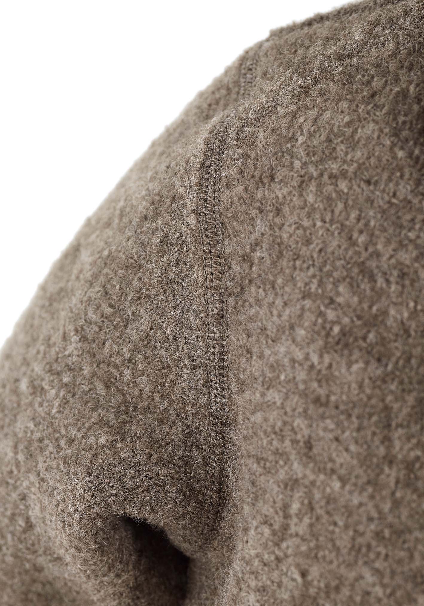 Fleece jacket with zipper