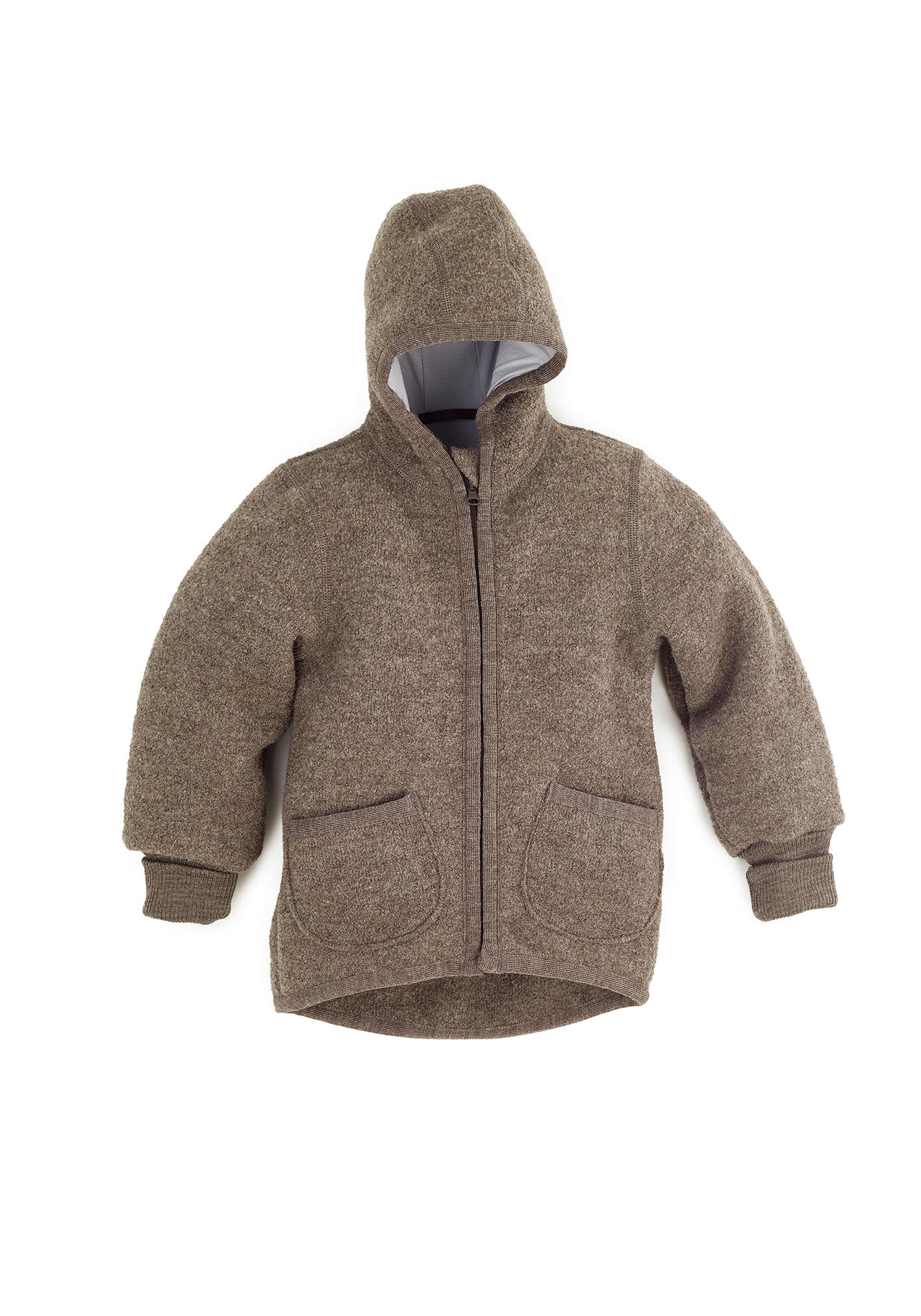 Fleece jacket with zipper