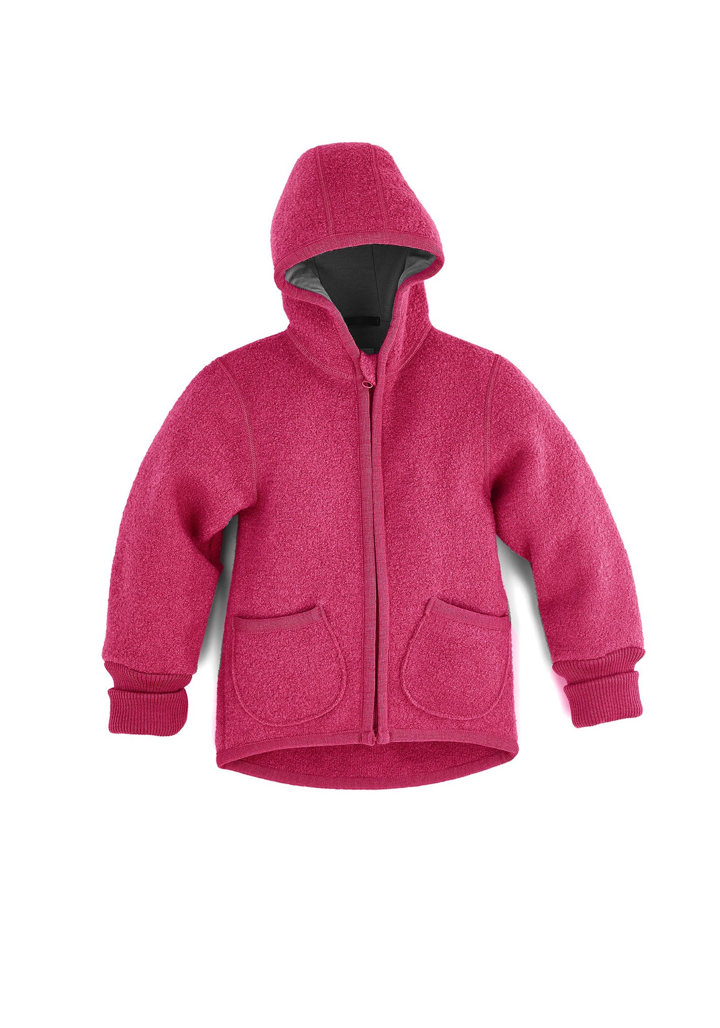 Fleece jacket with zipper