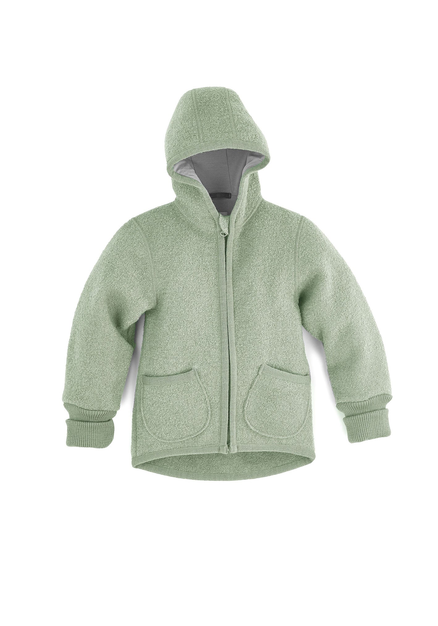 Fleece jacket with zipper