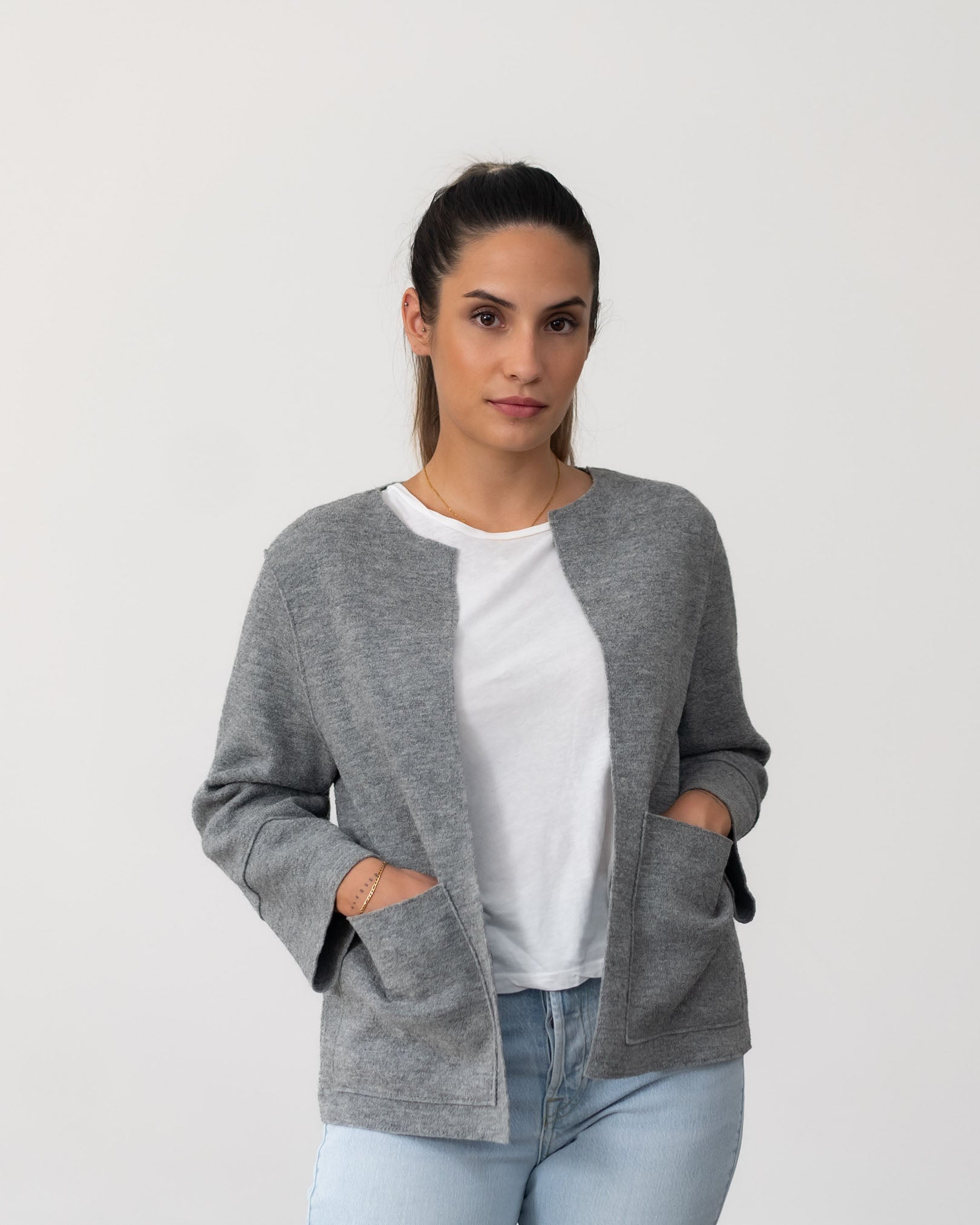 Boiled Wool Blazer