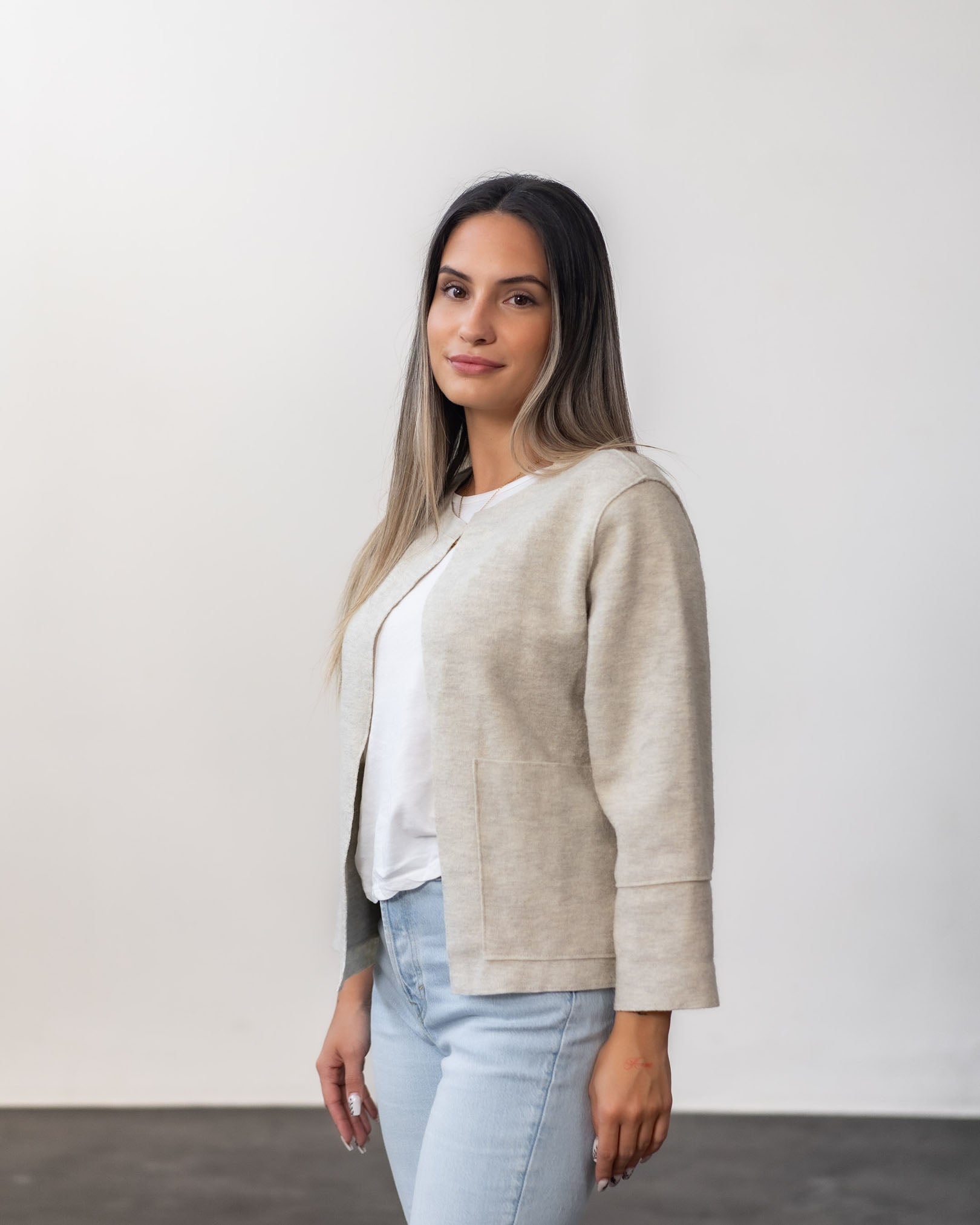 Boiled Wool Blazer