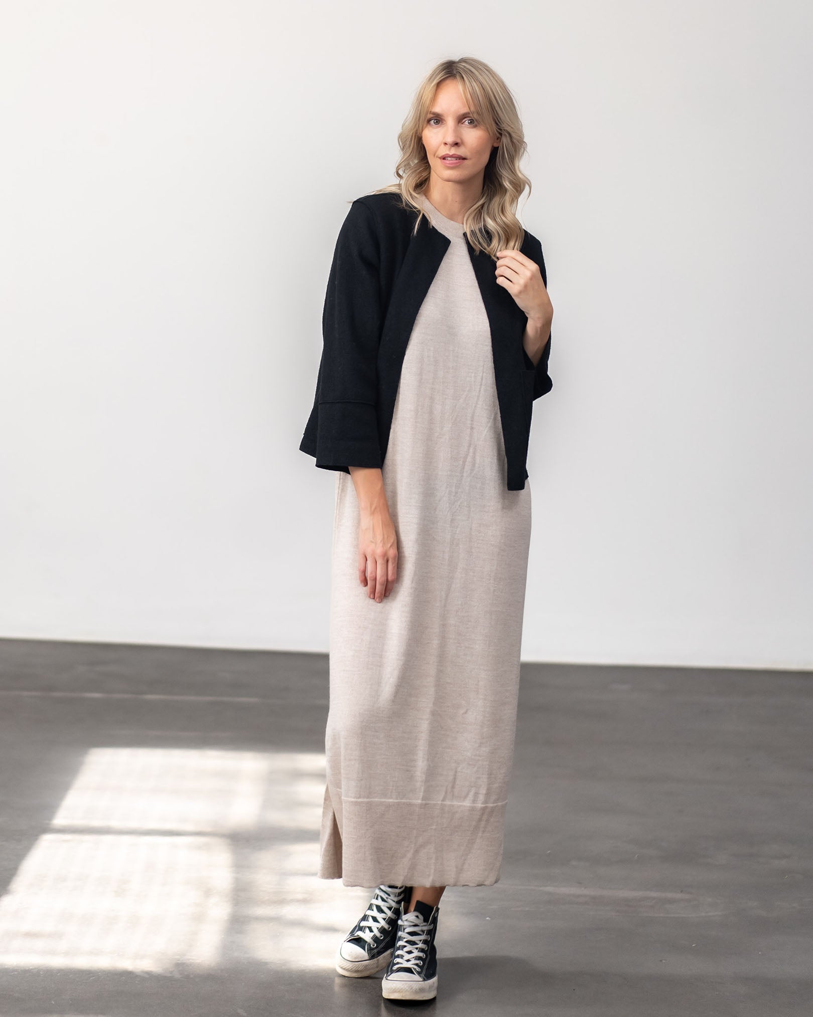 Boiled Wool Blazer