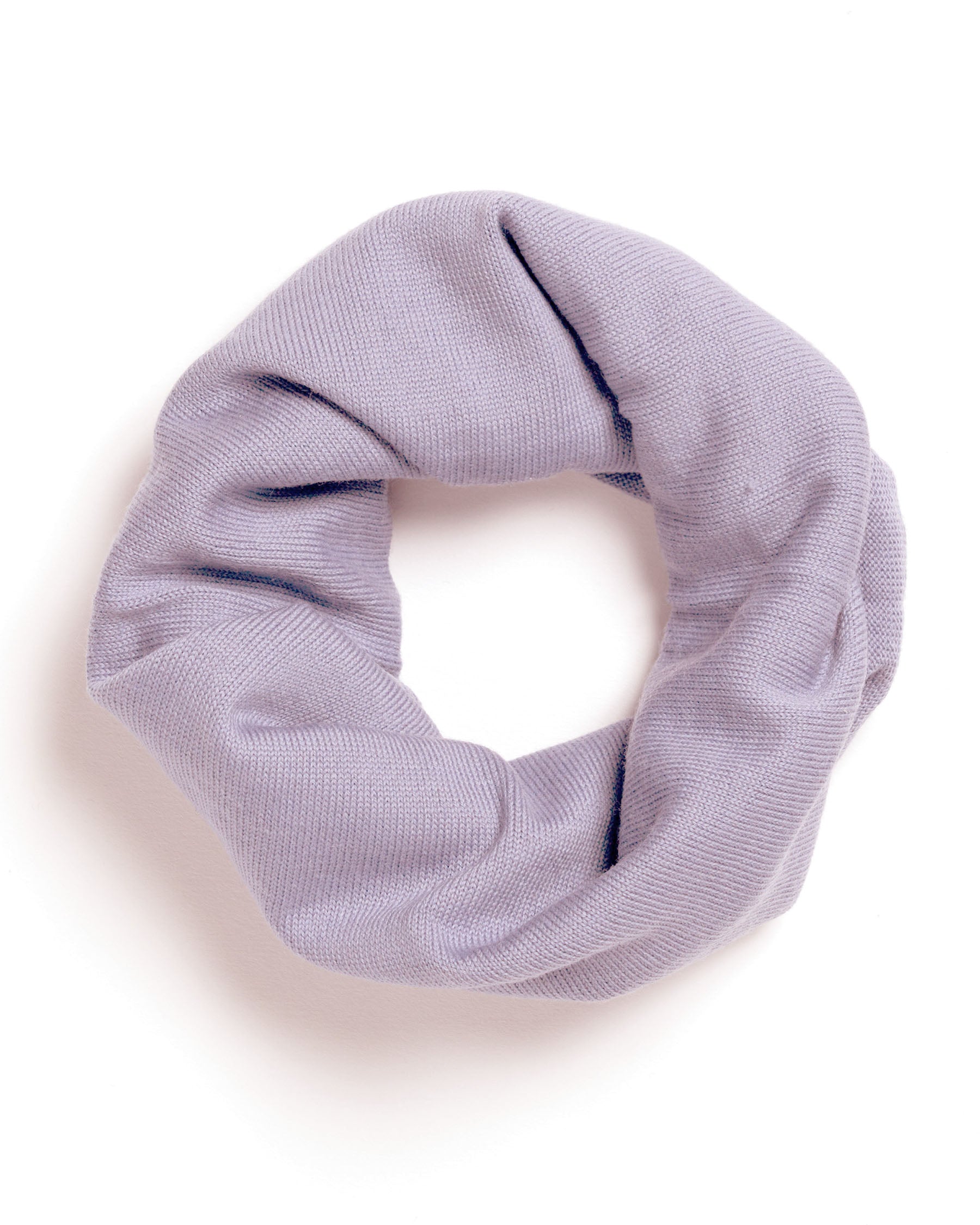 Loop Kinder Schal aus Merinowolle in Flieder