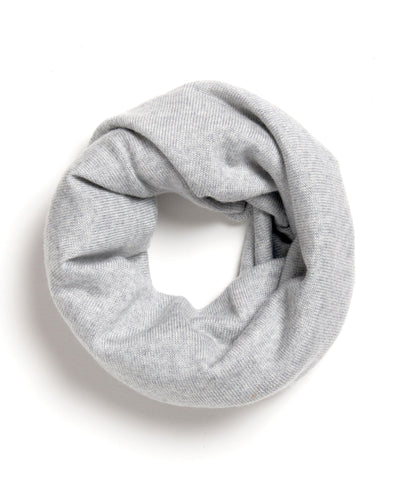 Loop Kinder Schal aus Merinowolle in Grau 