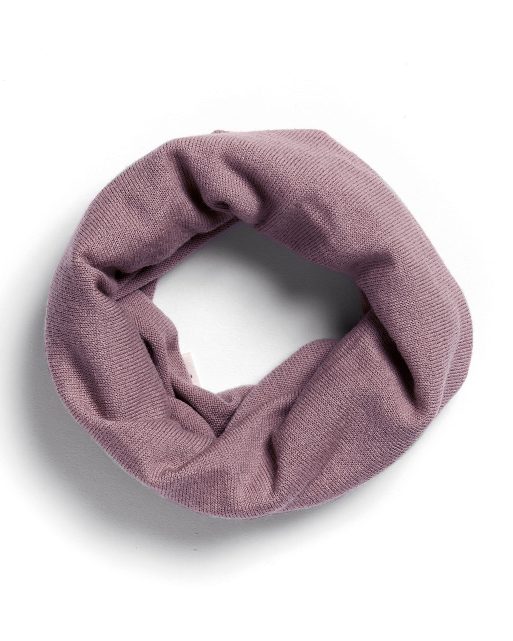 Loop Kinder Schal aus Merinowolle in Mauve