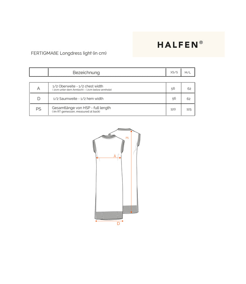Passform Feinstrick Longdress