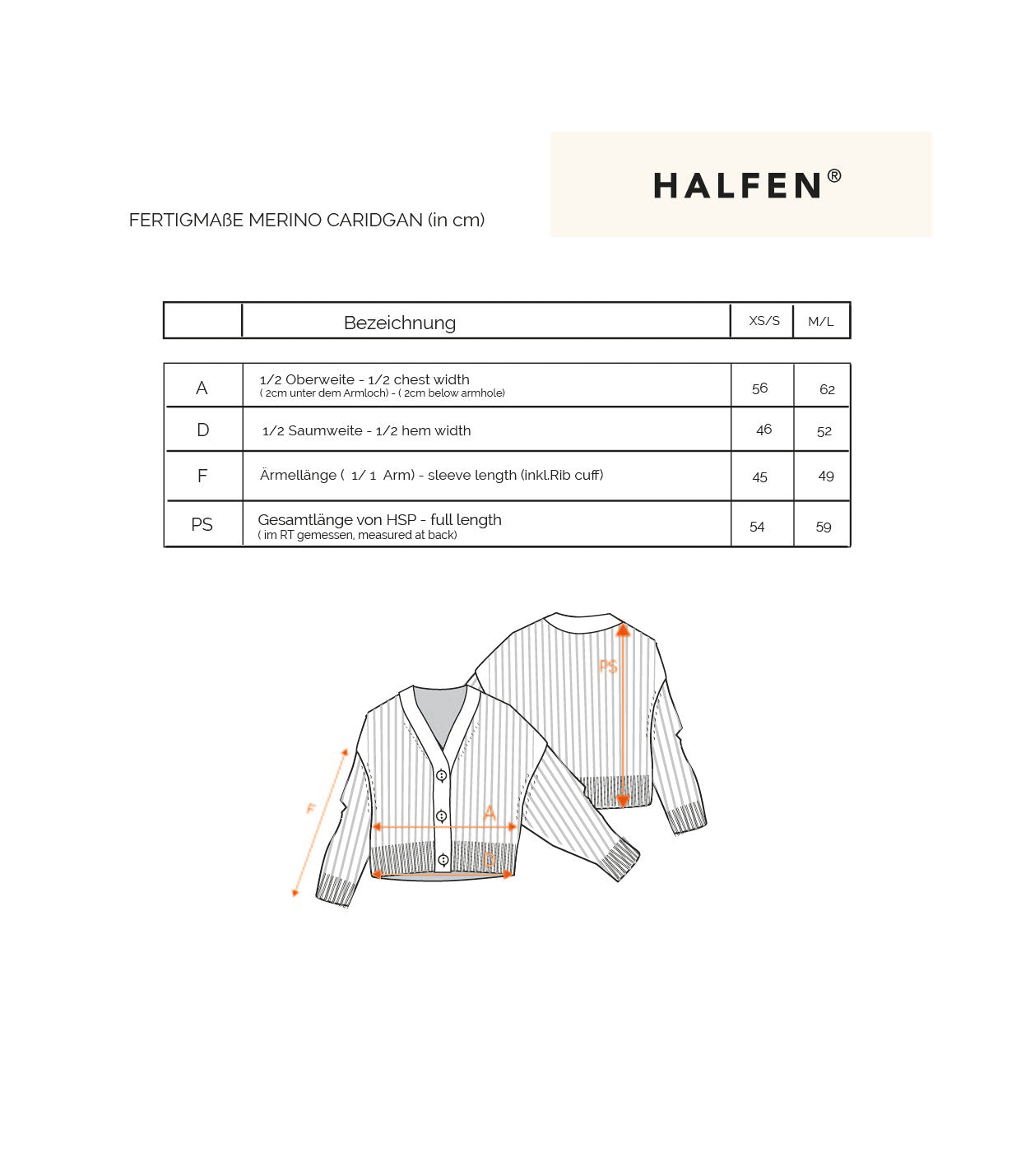 Passform Grobstrick Cardigan