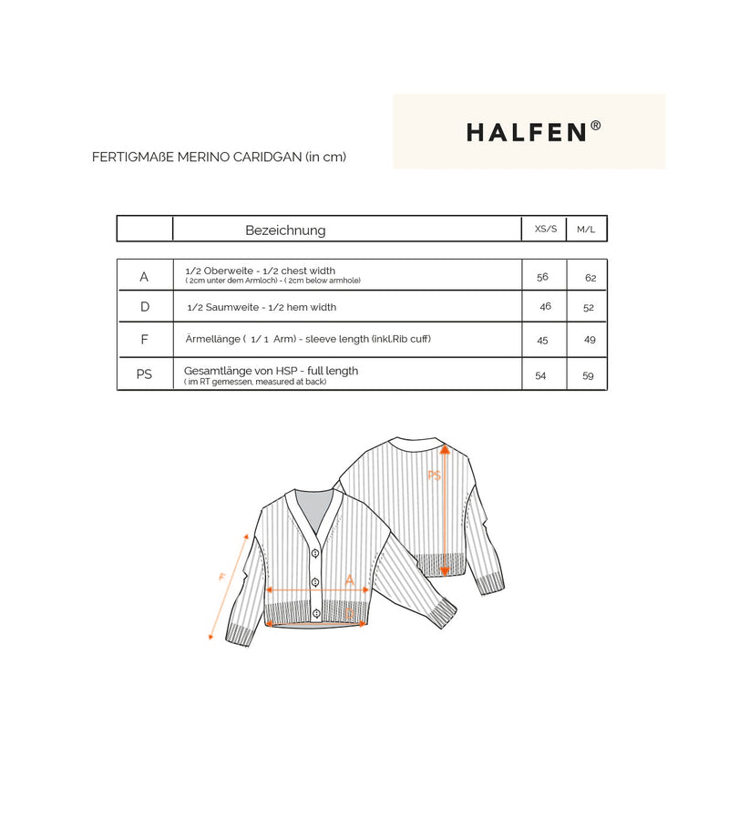 Passform Grobstrick Cardigan
