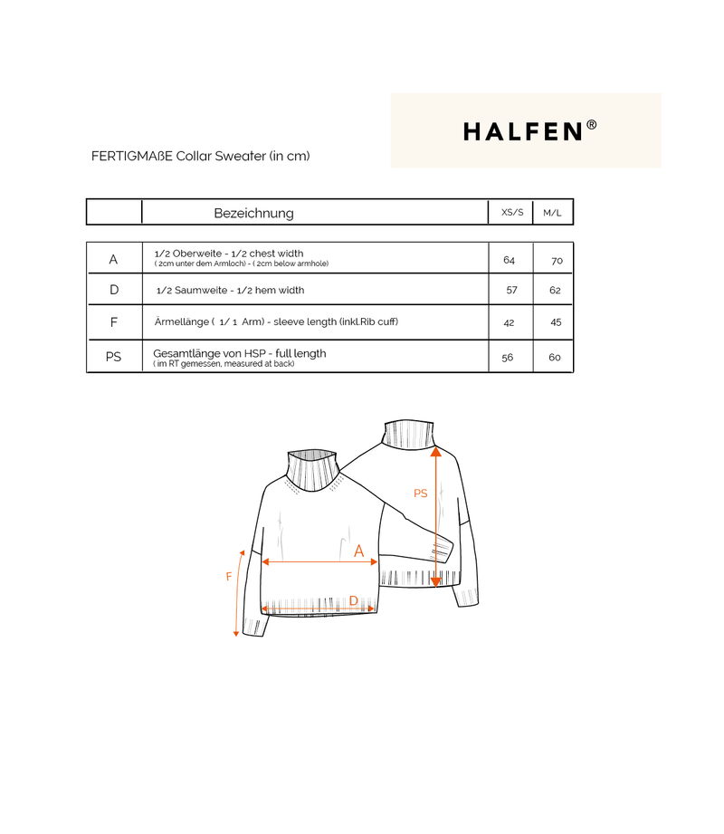 Passform Stehkragen Pullover aus Cashmere Merino | Damen
