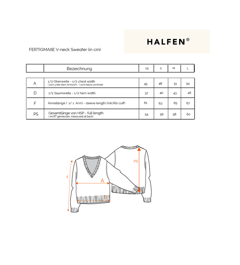 Passform Damen Pullover mit V-Ausschnitt aus Merinowolle
