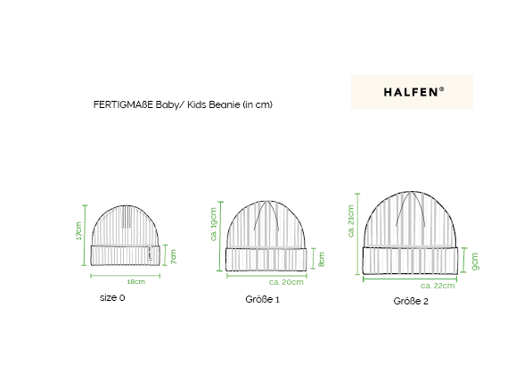 Passform Kinder Beanie