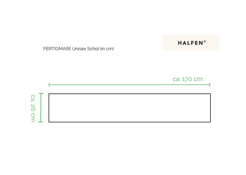 Passform Unisex Schal