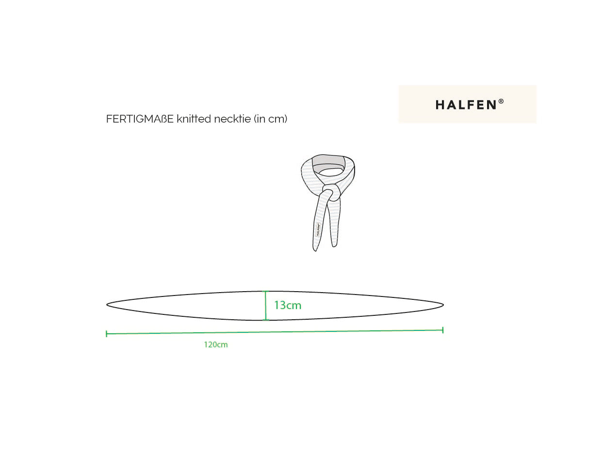 Passform Gestricktes Halstuch