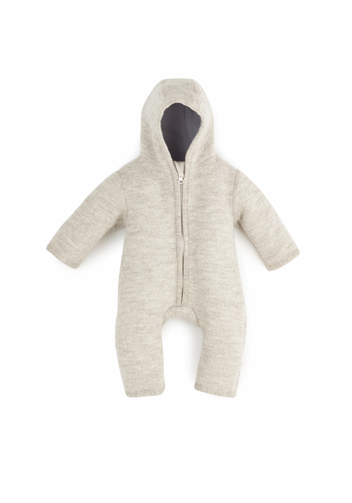 Wollwalk Overall von Halfen in Natur von vorne