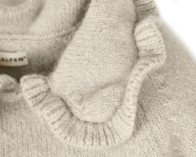 Pullover mit Peter Pan Kragen aus Alpaka | Baby & Kinder