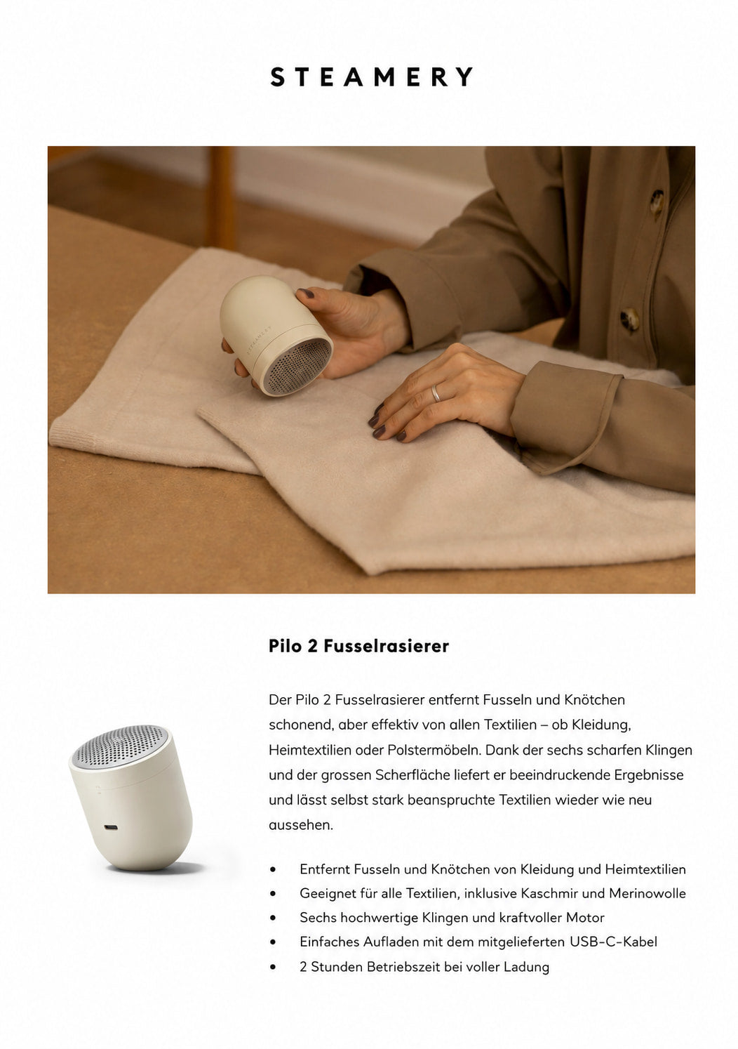Pilo 2 Fabric Shaver