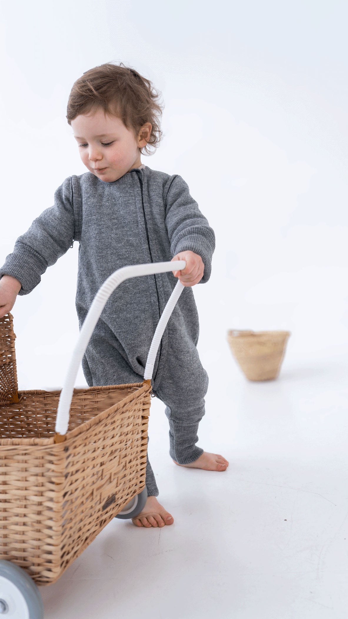 Schlafsack mit Beinen aus feinem Wollwalk | Baby & Kinder