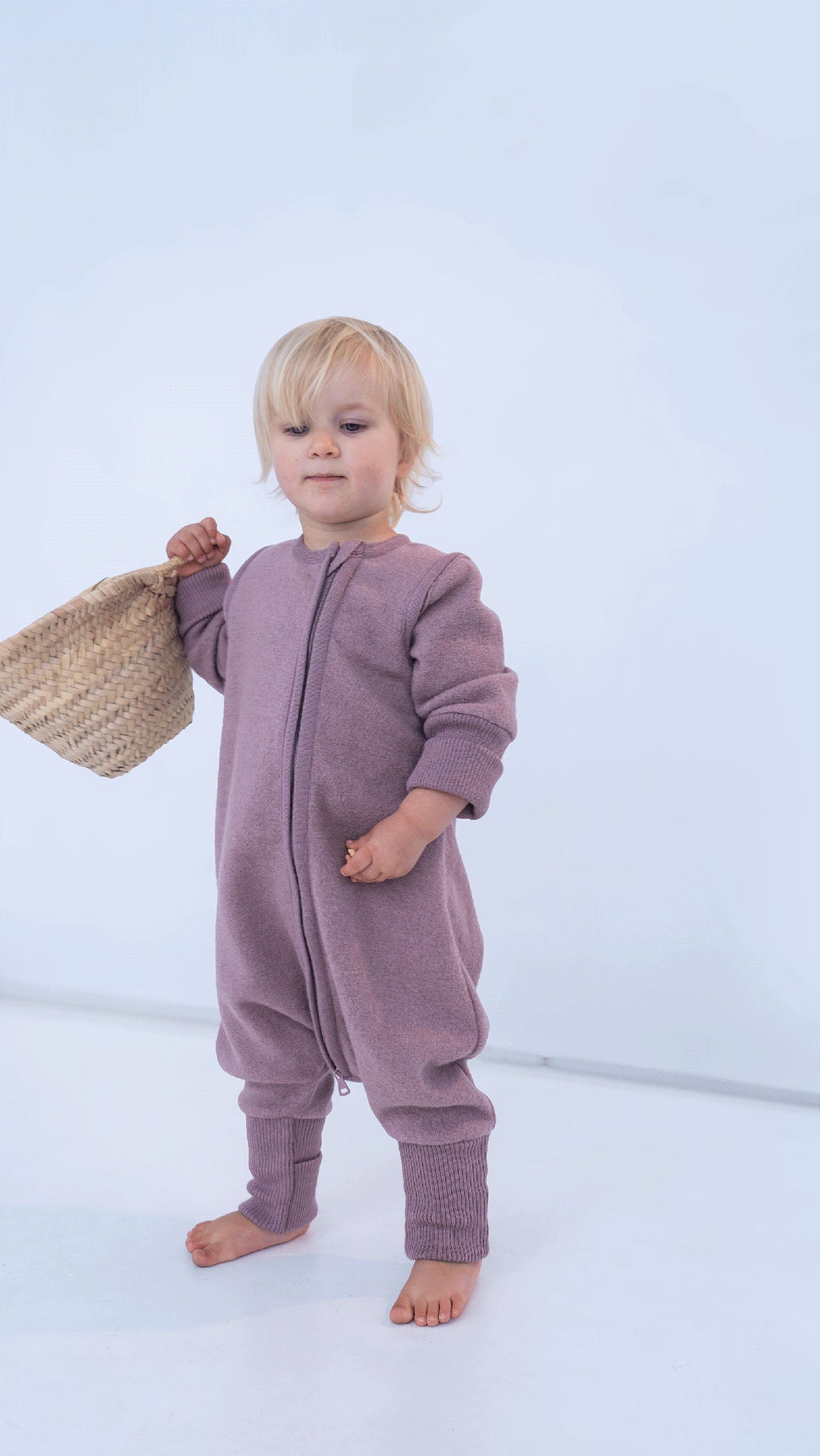 Schlafsack mit Beinen aus feinem Wollwalk | Baby & Kinder