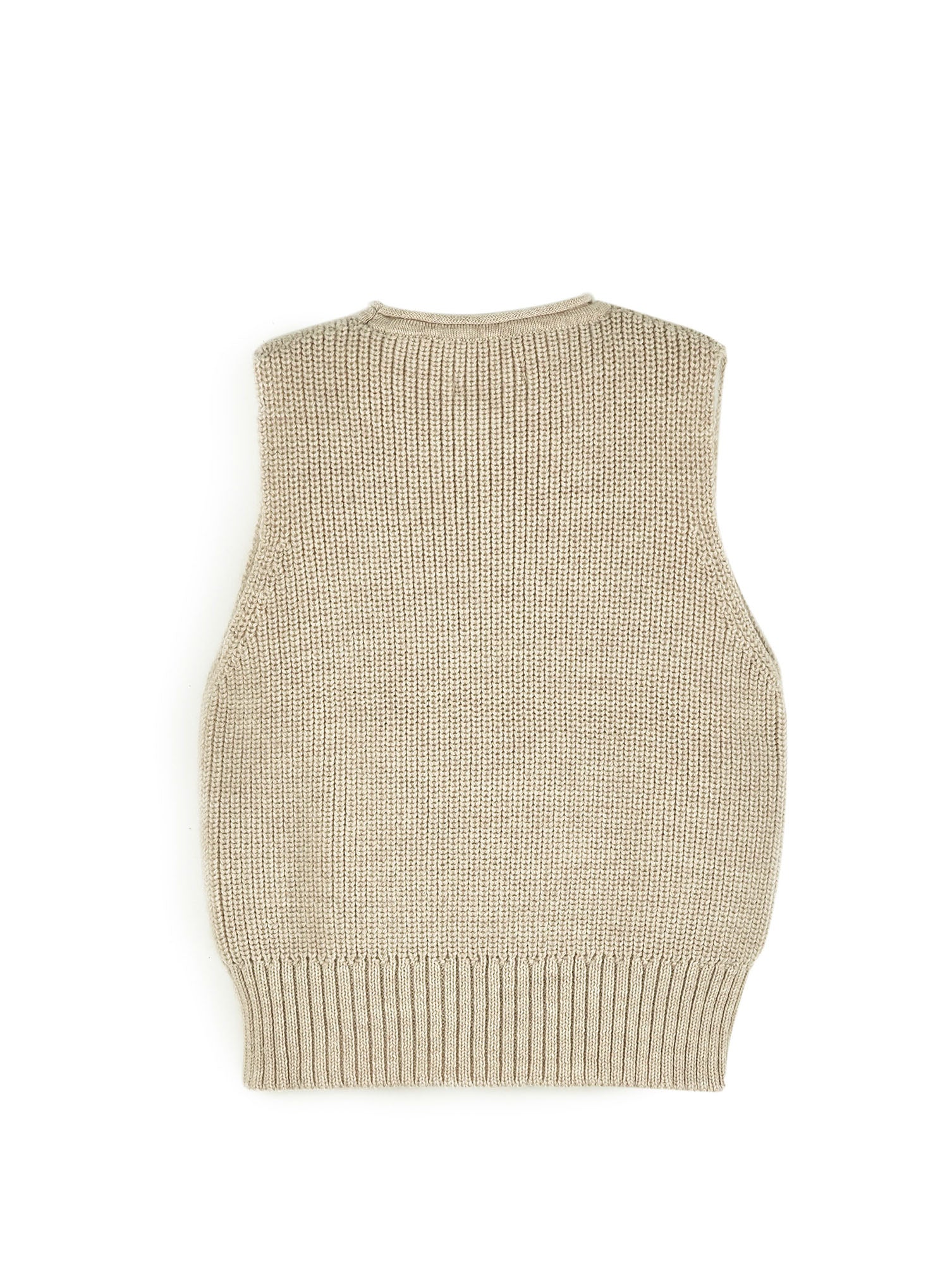 Chunky Knit Sleeveless Sweater