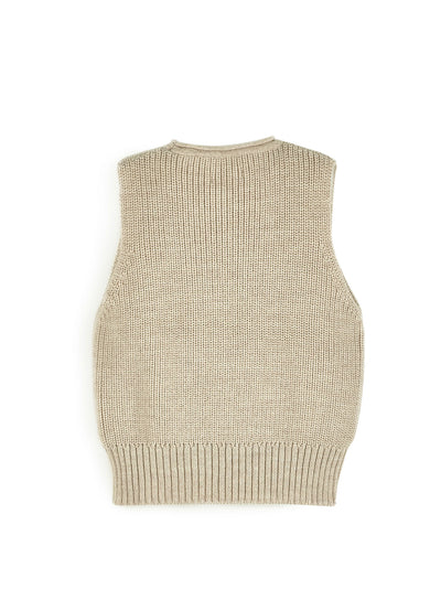 Grobstrick Pullunder aus Merino | Kinder