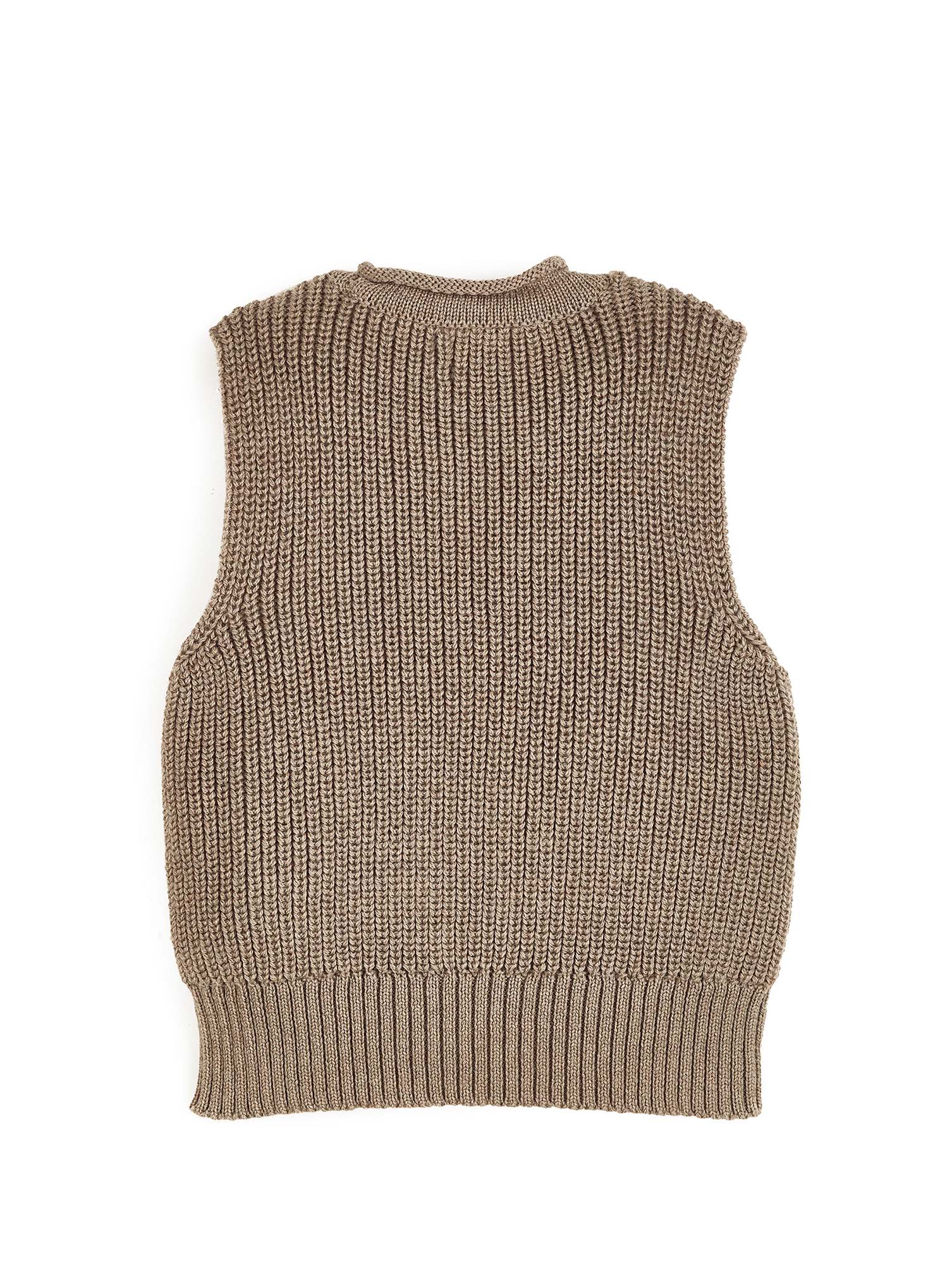 Chunky Knit Sleeveless Sweater