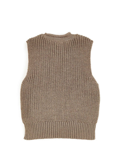 Grobstrick Pullunder aus Merino | Kinder