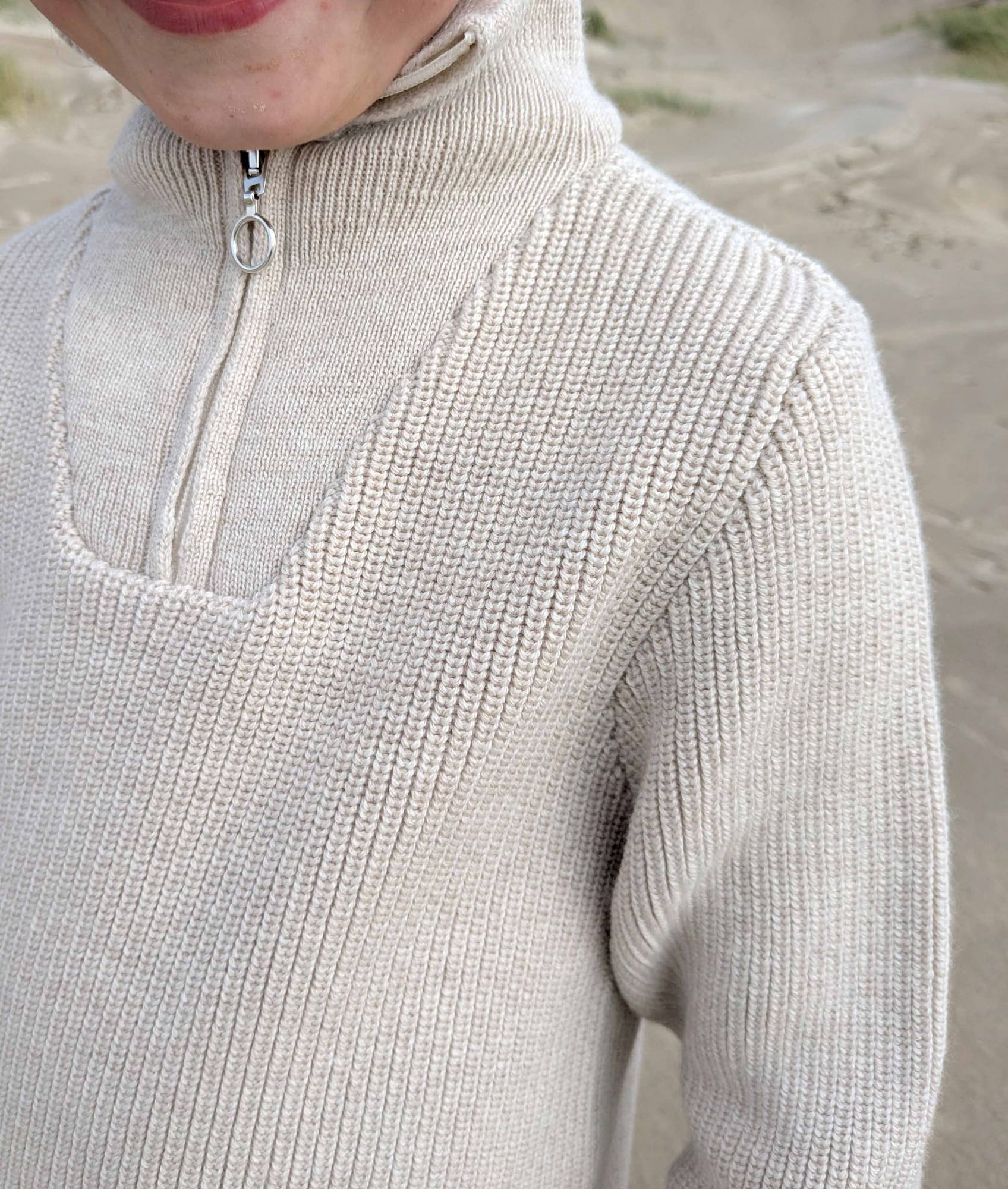 B Ware Kinder Struktur Strick Troyer