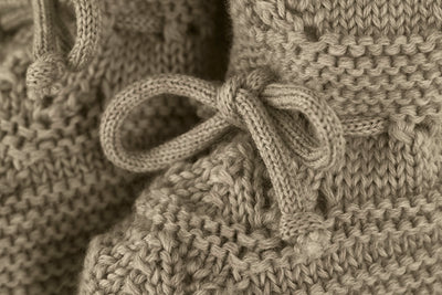Grobstrick Schühchen aus Merino | Baby