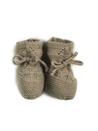 Grobstrick Schühchen aus Merino | Baby