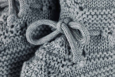 Grobstrick Schühchen aus Merino | Baby