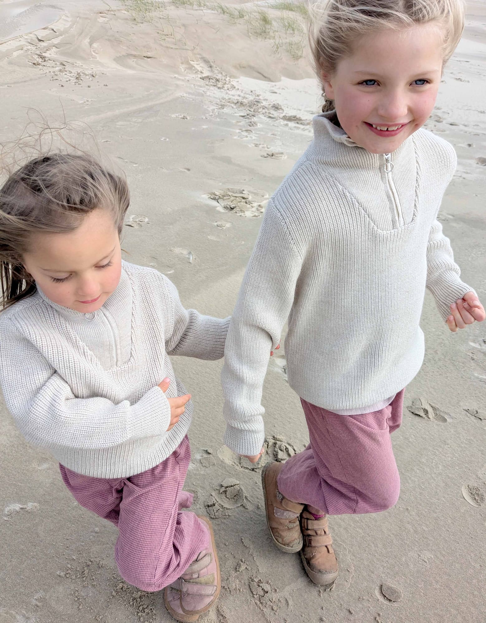 B Ware Kinder Struktur Strick Troyer