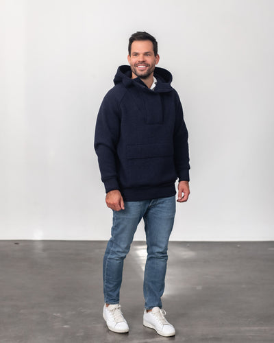 Boiled Wool Anorak | Unisex