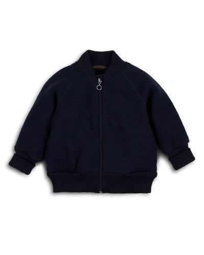 Bomberjacke aus feinem Wollwalk | Kinder