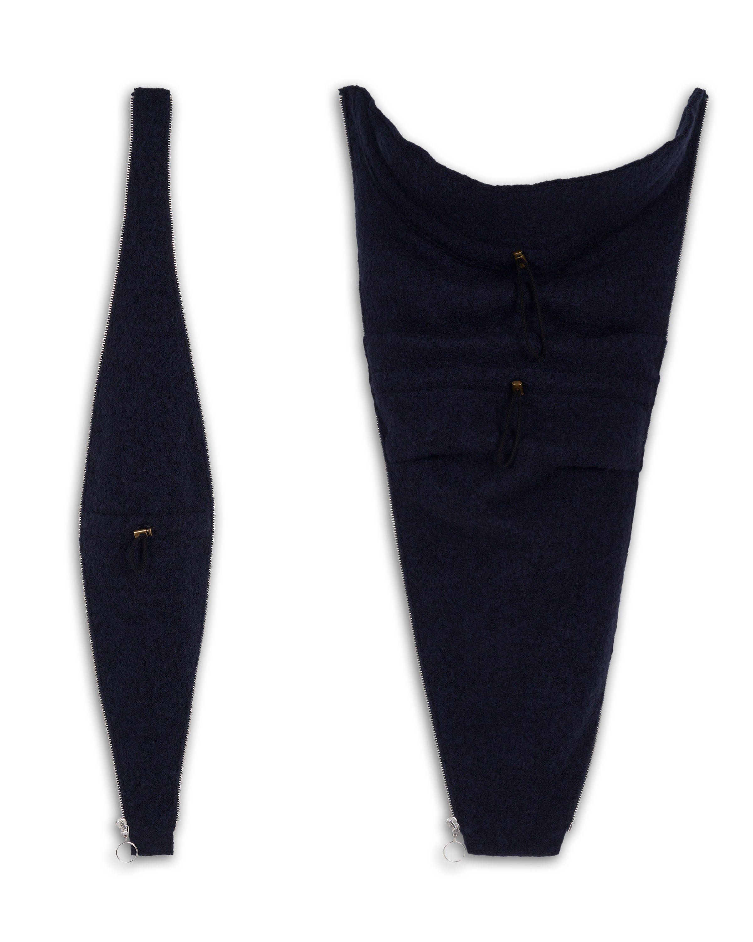 Women's Boiled Wool Short Coat - Halfen